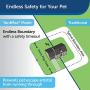 PetSafe YardMax Battery-Operated In-Ground Dog Fence, Cordless Transmitter for Easy DIY, Waterproof Rechargeable Receiver Collar for Dogs 5lb & up - from The Parent Company of Invisible Fence Brand