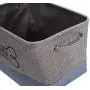 Durable Canvas Dog Toy Basket with Handle, Toy Dog Storage, Doggie Toy bin - Perfect for Carry Small Dog Puppy Toys, Blankets, chew Toy, leashes and Stuff - GrayBlue Durable Canvas Dog Toy Basket with Handle, Toy Dog Storage, Doggie Toy bin - Perfect for Carry Small Dog Puppy Toys, Blankets, chew Toy, leashes and Stuff - GrayBlue