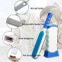 No/Brand Pet Hair Remover Brush Dog Cat Hair Remover with Self-Cleaning Base Double Sided (Grey)