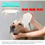 YAOMAISI 3 in 1dog Bath Brush,pet Grooming Massage Shower Head Sprayer,Shampoo Shower Gel Dispenser,Suitable for use in bathrooms and Outdoor Gardens,Dog cat Massage and Grooming