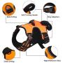No Pull Dog Harness Adjustable for Large Dogs Medium Dogs - Easy Control Vest Harness with Handle - Durable Reflective Dog Harness for Dog Walking Running Hiking