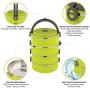 Healthy Human Portable Dog & Pet Travel Bowls with Lid - Human Grade Stainless Steel - Ideal for Food & Water - 3 Sizes & 3 Colors