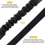 Dog Seat Belt，3-in-1 Adjustable Pet Dog Cat Car Safety Belt，Heavy Duty & Cushioned Elastic & Durable Car Seat Belt for Dogs, Cats and Pets（2 Pack）