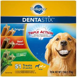 Pedigree DENTASTIX Treats for Large Dogs, 30+ lbs. Multiple Flavors