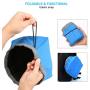 Awakelion Collapsible Dog Bowl, Portable Travel Dog Bowl Kit for Food and Water -Perfect for Medium & Large Dog