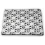 Snowman Pet Mat Bed 3D Style Fun Character Greeting Traditional Colors Seasonal Celebration Theme Pet Mats for Food and Water for Wood Floors Green Red White