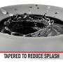 Franklin Pet Supply Travel Pet Silicon Bowl 16oz. - No Spill - BPA Free - Splash Proof - for Water & Food - Travel Smart Design - Portable Car Design - for Cats & Dogs