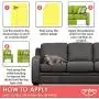 Ronton Cat Scratch Deterrent Tape - 12 in X 17 in Anti Scratch Tape for Cats (5 Sheet) | 100% Transparent Clear Double Sided Training Tape | Pet & Kid Safe | Furniture, Couch, Door Protector Ronton Cat Scratch Deterrent Tape - 12 in X 17 in Anti Scratch Tape for Cats (5 Sheet) | 100% Transparent Clear Double Sided Training Tape | Pet & Kid Safe | Furniture, Couch, Door Protector