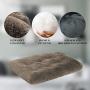 OXS Dog Bed Long Plush Calming Pet Bed, Comfortable Faux Fur Washable Crate Mat with Anti-Slip Backing for Jumbo Large Medium Dogs