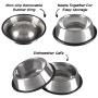 PETMAKER Stainless Steel Pet Bowls Sets