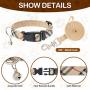 Puppy Harness and Leash Set - Dog Collar and Leash for Small Dogs Puppies, No Pull Plaid Dog Vest Harness for Outdoor Walking
