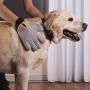 Pet Grooming Glove - Enhanced Five Finger Design - for Cats, Dogs & Horses - Long & Short Fur - Gentle De-Shedding Brush - Your Pet Will Love It (Right)