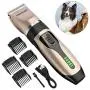 IOKHERIA Dog Grooming Clippers,Professional USB Rechargeable Cordless Dog Clippers Kit,Heavy Duty 12V High Power Low Noise Dog Hair Clippers with LED Display for Large Dogs, Cats, and Other Pets IOKHERIA Dog Grooming Clippers,Professional USB Rechargeable Cordless Dog Clippers Kit,Heavy Duty 12V High Power Low Noise Dog Hair Clippers with LED Display for Large Dogs, Cats, and Other Pets
