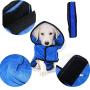 Bonaweite Microfiber Dog Bathrobe, Quick Drying Pet Bath Robe, Pets Super Absorbent Towel for Dogs and Cats, Machine Washable-Blue