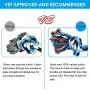 Dog Rope Toy for Aggressive Chewers, Super Large(35 Inch, 1.6 Pounds, 5 Knots)Durable Cotton Rope Toy for Large Powerful Breed Dog, Tough Tug of War Rope Toy for Chewing and Teething Cleaning (Blue) Dog Rope Toy for Aggressive Chewers, Super Large(35 Inch, 1.6 Pounds, 5 Knots)Durable Cotton Rope Toy for Large Powerful Breed Dog, Tough Tug of War Rope Toy for Chewing and Teething Cleaning (Blue)