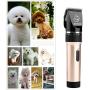 Sminiker Professional Low Noise Rechargeable Cordless Cat and Dog Clippers - Professional Pet Clippers Grooming Kit,Animal Clippers Pet Grooming Kit