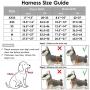SlowTon Dog Harness, Pet Vest Harness for Dogs Safety in Car Adjustable Neck and Chest Strap Breathable Soft Fabric with Quick Release Buckle for Travel Outdoor Walking