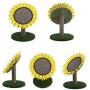 pawstrip Cat Scratching Post Sunflower, Natural Sisal Kitty Claw Scratching Post - 18'' x 15'' Cute Interactive Round Scratcher Board Activity Pad Toys for Kitten & Cat