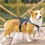 BELPRO Multi-Use Support Dog Harness, Escape Proof No Pull Reflective Adjustable Vest with Durable Handle, Dog Walking Harness for Big/Active Dogs