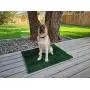 LOOBANI Dog Hemming Grass Bathroom Pads, Artificial Turf Pet Grass Replacement Mat, Portable Puppy Potty Trainer for Indoor/Outdoor Use (18'' x 28'')