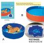 LUXEHOME Foldable Dog Pet Swimming Pool Bathing Tub, 31.5x8 inches