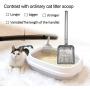 TOYPOPOR Stainless Steel Cat Litter Scoop 23 inches Telescoping Litter Scoop with Long Handle Perfect Scooper for Cats and Dogs