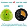 Plastic Dog Bowl Slow Eating Feeder, No Chocking Anti-gulp Slower Bowl, Stop Bloat for Dogs, Reduce Slip Puzzle Bowl for Small Puppy Medium Dogs, Eco-Friendly Non-toxic Maze Bowl for Fast Eater