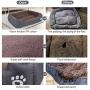 LUOLIIL VOE Large Dog Bed for Medium/Large Dog, Super-Soft Rectangle Pet Bed with Anti-Slip Bottom for Dog&Cat(up to 55lbs)