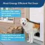 PetSafe Extreme Weather Dog and Cat Door - Aluminum Frame Pet Door - Large PetSafe Extreme Weather Dog and Cat Door - Aluminum Frame Pet Door - Large