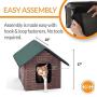 K&H PET PRODUCTS Outdoor Kitty House Designer Cat Shelter Heated or Unheated