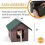 K&H PET PRODUCTS Outdoor Kitty House Designer Cat Shelter Heated or Unheated K&H PET PRODUCTS Outdoor Kitty House Designer Cat Shelter Heated or Unheated