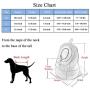 Mogoko Comfortable Dog Cat Carrier Backpack, Puppy Pet Front Pack with Breathable Head Out Design and Padded Shoulder for Hiking Outdoor Travel