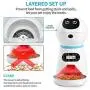 Cepheus Automatic Cat Feeder, Auto Dog Food Dispenser with Stainless Steel Food Bowl,1-4 Meals per Day Voice Recorder & Portion Control for Small/Medium Pets Cepheus Automatic Cat Feeder, Auto Dog Food Dispenser with Stainless Steel Food Bowl,1-4 Meals per Day Voice Recorder & Portion Control for Small/Medium Pets