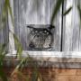 K KAMYS ZOO Felted Cat Cave Bed, Cat House Bed, Cat Window Hammock Perch