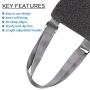 HNYG Dog Support Sling for Large Elderly Dogs UP to 120Lbs, Medical Dog Lift Sling with Adjustable Handles, C9 Dog Lifter for Dog Rear Legs, Soft Lining Dog Hip Sling, Portable