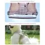 Goocky Dog Cat Harness Vest, Pet Pink Plaid Breathable Leash Set Safety Soft with 2 Metal Buckle for Kitties, Puppy