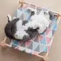 PAOPO Cat Hammock,Cat Bed Pet Cot for Cat Puppy Hammock Lounge,Detachable Portable Indoor/Outdoor Use PAOPO Cat Hammock,Cat Bed Pet Cot for Cat Puppy Hammock Lounge,Detachable Portable Indoor/Outdoor Use