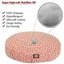 Orange Towers Large Round Indoor Outdoor Pet Dog Bed With Removable Washable Cover By Majestic Pet Products Orange Towers Large Round Indoor Outdoor Pet Dog Bed With Removable Washable Cover By Majestic Pet Products
