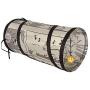 Japanese Style Collapsible Printed Cat Tunnel with Ball Rolling Ground Chinchilla Drilling Holes Pet Supplies Cat Toys
