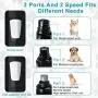 Dog Nail Grinder, Low Noise 2-Speed Pet Nail Grinder Dog Nail Trimmer 3 Ports Electric Rechargeable Painless Paws Grooming & Smoothing for Small Medium Large Dogs & Cats Dog Nail Grinder, Low Noise 2-Speed Pet Nail Grinder Dog Nail Trimmer 3 Ports Electric Rechargeable Painless Paws Grooming & Smoothing for Small Medium Large Dogs & Cats