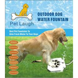 Pet Laugh Updated Version Dog Water Fountain Automatic Dog Waterer Step-on Outdoor Fresh Cold Drinking Water for Dogs, Updated Version NO Leakage at All