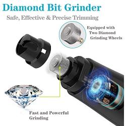 TALLGO Dog Nail Grinder Upgraded - Professional 2-Speed Electric Rechargeable Pet Nail Trimmer Painless Paws Grooming & Smoothing for Small Medium Large Dogs & Cats