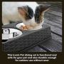 Iconic Pet Colour Splash Designer Rattan Pet Double Diner (Set of 2)