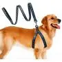 Tyhocent Durable Anti-Breakaway Dog Harness and 4.7FT Leash Set Soft Nylon Adjustable Dog Harness for Small Medium Large Puppy, Perfect for Dog Daily Training Walking Running