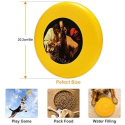Pet Frisbee Flying Disc Dog Toy - Multifunction The Incredulity of Saint Thomas Caravaggio