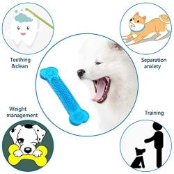 CHZHENG 5 Pcs Dog Chew Toy, Pet Molar Tooth Cleaner Brushing Stick Puppy Dental Care Trainging Bone Stick for Small Medium Dogs