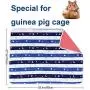 GABraden 2 Pack Guinea Pig Liner,Rabbit Bunny mat Washable Pee Pads (Large) GABraden 2 Pack Guinea Pig Liner,Rabbit Bunny mat Washable Pee Pads (Large)