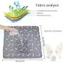 Dog Pen Mat, Whelping Pads Washable and Waterproof, Washable Pee Pads for Dogs Extra Large