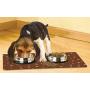 Drymate Small/Medium Pet Place Mat in Paw Stripe Design