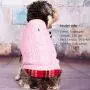 kyeese Small Dog Sweaters with Leash Hole Gingham Patchwork Doggie Sweater Knitwear Pullover Warm Pet Sweater for Fall Winter kyeese Small Dog Sweaters with Leash Hole Gingham Patchwork Doggie Sweater Knitwear Pullover Warm Pet Sweater for Fall Winter